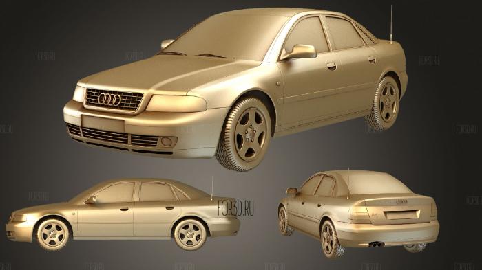 Audi A4 Sedan 1999 stl model for CNC